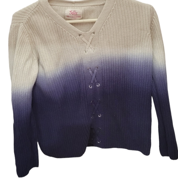 Justice Blue Ombre Sweater. - Picture 4 of 5